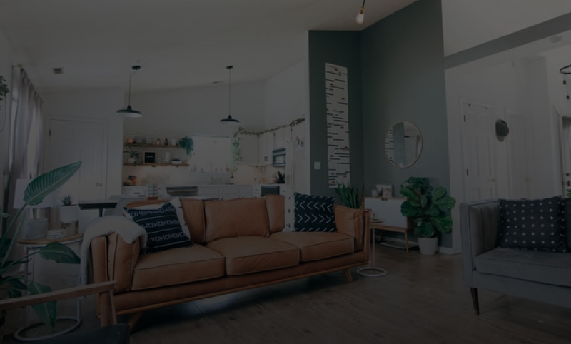 Photo of a living room for a housing app